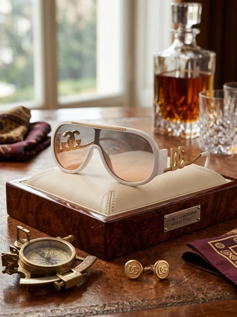 Dolce & Gabbana DG6202 Shield Sunglasses Dolce & Gabbana DG6202 Oversized Shield Sunglasses