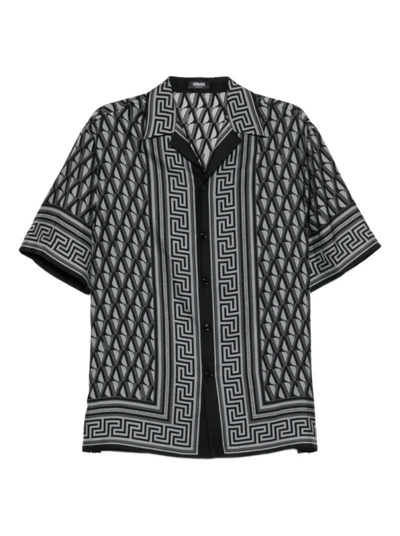 Versace V-Greca Grey Shirt